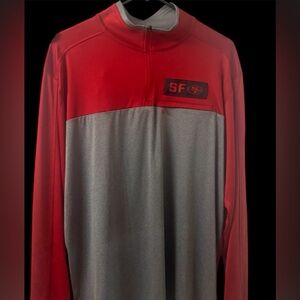 NFL Red and Gray Team Apparel Pullover